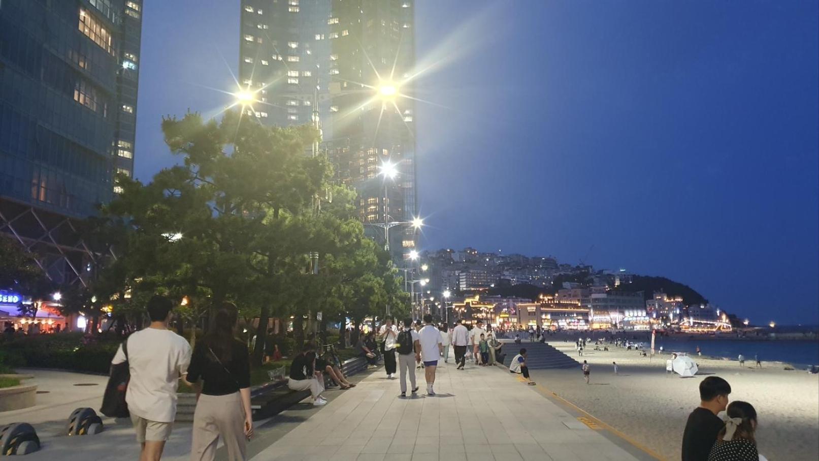 Apartament Haeundai Beach 1 Cho Pusan Zewnętrze zdjęcie